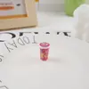 Simulação de lanches e petiscos loja de conveniência modelo copo de chocolate acessórios diy acessórios de resina cena em miniatura