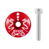 Cubierta de manillar de bicicleta MUQZI de aleación de aluminio, 28,6 mm, con tornillos