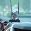 Perro Husky tauromaquia Jingbakoji colgante de espejo retrovisor de coche colgante de decoración de coche suministros para coche