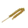Nuevo Pulsera de Acero Inoxidable Gruesa con Cadena Elegante Dominante Europea y Americana para Mujer Versátil de Gama Alta Estilo Pareja Manzana Venta al por Mayor