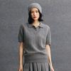 Colete Feminino de Cashmere Outono e Inverno Novo Versátil Estilo Old Money Torcido Solto Casual Estilo Urbano para o Dia a Dia