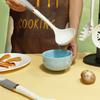 Espátula de silicone, colher, cabo de anel banhado a ouro, panela antiaderente, espátula de silicone, utensílios de cozinha de silicone de grau alimentício, utensílios de cozinha de silicone em estoque