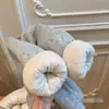 Moletom Acolchoado Espesso de Três Camadas Outono e Inverno para Meninas Bebês Meninas Tendência Quente Manga Longa Roupas Infantis Roupas de Crianças