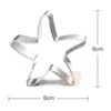 Set de Verano Oceánico de Acero Inoxidable Molde para Galletas Plegable Molde Detenedor de Azúcar Molde para Cortar Frutas Cocina para Hornear