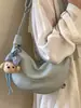 Bolso Texturizado de Alta Gama para Mujer con Gran Capacidad, Nuevo Bolso Cruzado de Diseño de Nicho Primavera/Verano 2026, Bolso Tipo Dumpling Vintage para el Día a Día