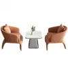 Mesa de Sofá e Cadeira para Negociação Combinação Sofá para Lobby de Hotel Sala de Vendas Recepção Sofá Área de Lounge do Escritório Sofá