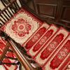 Protección de Escaleras de Madera Maciza Cuero para Escalones Escalón de Madera Maciza Alfombrilla Multicapa Escalonada Resistente al Desgaste Giratorio