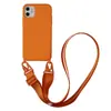 Adequado para Capa de Celular Iphone14 Cobertura Total Apple 15Promax Silicone Líquido Imitação Alça Transversal 13 Capa Macia