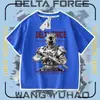 Veyron Lingxiao Guardián Top Algodón Puro Manga Corta Niños Juego Fuerza Delta Ropa Camiseta de Manga Corta para Niños