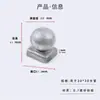 Tubo Quadrado Galvanizado Tampa Plugue Protetor Coluna Guarda-corpo Vedação Corrimão Cobertura Superior Encaixe Cabeça de Coluna Decorativa Aço Zincado Tampa Bola Tubo Redondo