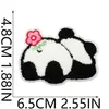 Parche Bordado de Panda Lindo, Parche de Panda para Decoración DIY de Ropa y Bolsos, Parche de Panda Pequeño con Sombrero