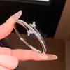 Moda Transfronteriza Europea y Americana Forma de Serpiente de Circonita Pulsera Geométrica Lujo Ligero Sensación de Alta Gama Pulsera Diseño de Nicho Joyería de Mano de Moda para Mujeres