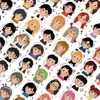 62 pegatinas de graffiti de personajes de dibujos animados originales, personas pequeñas de la vida amarga, decoradas para guitarra, cuaderno, equipaje, bricolaje, impermeables, al por mayor