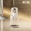 Botellas recargables de tamaño de viaje de lujo, portátiles, a prueba de fugas, para lociones y cosméticos, con tapa transparente