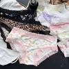 [Vários Estilos em Liquidação] Padrão com Pequenos Defeitos~ Estilo Japonês Fofo Doce Menina Renda Sexy Roupa Íntima Feminina Calcinhas