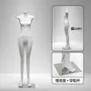 Suporte de manequim de corpo inteiro e sem seios para lojas de roupas femininas, adereço para vitrine, manequim de meio corpo