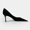 Fábrica de Origem Personalizadas Transfronteiriças Sapatos de Salto Alto Bico Fino para Mulheres com Salto Fino, Adequados para Cheongsam, Sapatos de Casamento de Tira Única