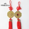 Bolsa Quadrada Colorida com Cabeça de Tigre, Espelho Bagua, Doze Signos do Zodíaco, Vinte e Quatro Termos Solares, Templo, Feng Shui, Estilo Chinês, Ornamento Pendurado