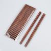 Palillos de Bambú en Forma de Caqui Disponibles para Uso en Casa, Palillos Impresos de Caoba Sintética, Palillos de Bambú Caoba, Antideslizantes, Resistentes al Moho, Estilo Chino