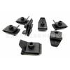 Tuerca "U" de nailon para guardabarros/cubierta de rueda para Toyota 53879-14010 53879-14020