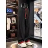 Pantalones de cuadros modernos estilo americano para hombre, nuevo diseño 2026, versátiles, holgados, de pierna recta, pantalones casuales para hombre