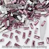 2.5*5mm Fundo Plano Retangular Diamante de Vidro para Nail Art Diamante de Formato Especial Joias para Nail Art Acessórios de Unha Vestíveis Diamante Atacado