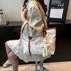 Bolsa Feminina Nova Primavera 2025 Versátil de Alta Qualidade Bolsa Tote de Grande Capacidade para Aulas de Estudantes Universitárias Bolsa de Ombro para Trabalho