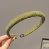 Diadema de lujo ligero sintiendo presión ambiente para el cabello diadema cara femenina accesorio para el cabello de lazo estilo retro Hong Kong pinza para el cabello tocado de alta gama