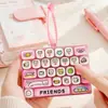 Llavero de Teclado Divertido de 26 Teclas Colgante Creativo Juguete para Aliviar el Estrés Lindos Dibujos Animados Pequeños Accesorios de Regalo Venta al por Mayor