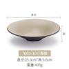 Bol Dou Li al por mayor OEM personalizado vajilla de melamina restaurante occidental dos colores imitación porcelana esmerilado boca poco profunda bol para ensalada pasta
