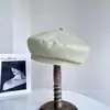 Boina Artística de Color Sólido Casual para Mujer, Nueva Versión Coreana de Otoño, Elegante Sombrero de Pintor, Sombrero de Calabaza Retro de Moda