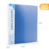 Livro de Informações Espesso A4 Pasta de Folhas Soltas Bolsa Transparente para Inserção Pasta de Arquivos Pasta Multicamadas Material de Escritório