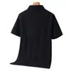 Nova Camisa Polo Estilo Primavera e Verão 2023 para Homens, Camisa Casual de Manga Curta para o Verão com Gola Lapela, Roupa Esportiva da Moda
