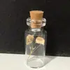 Japonês e Coreano Mais Vendidos Fresco e Doce Garrafa de Vidro de Garrafa de Deriva Trevo de Quatro Folhas Dente-de-Leão Flor Real Flor Seca Colar Modelo de Melhor Amiga