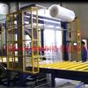 Máquina envolvedora de puertas de madera, máquina de embalaje de bobinado de seis lados, empaquetadora de bobinado de paneles de puerta