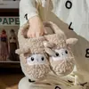 Chinelos de Algodão Desenho de Coelho para Mulheres, Fofos e Quentes, Adequados para Uso Externo no Inverno, Novo Modelo 2026, Chinelos Pelúcia para Casa para Meninas