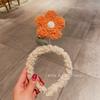 Diadema Especial para Lavar la Cara, Diadema Divertida de Otoño e Invierno con Diseño de Oso Lindo, Cinta para el Pelo, Horquilla, Accesorios para el Pelo, Tocado de Felpa