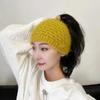 Gorro de Lana Tejida para Otoño e Invierno, Gorro de Piña, Gorro Hueco, Protección Cálida para las Orejas, Gorro de Doble Uso que Puede Usarse como Calentador de Cuello, Material Versátil