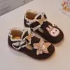 Sapatos Pequenos de Couro para Meninas 2025 Nova Coleção Primavera & Outono Sola Macia Sapatos Lúdicos para Crianças Sapatinhos de Princesa para Menininhas Bebês 3-6 Anos