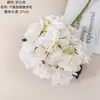 Flor Artificial de Hortensia de Tallo Único Siyin Estilo Ins Fabricante Ramo de Boda Pared de Rosas Flor Falsa Decoración Transfronteriza