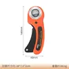Huajiaji Cortador Rotativo de Tecido de 45mm Cortador Manual de Roda Cortador de Couro Cortador de Papel Corte de Linha Curva Ondulada