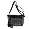 Bolsa Feminina 2022 Outono Nova Bolsa de Ombro Único Transfronteiriça Simples Sob o Braço Pequena Bolsa Quadrada com Strass Bolsa Quadrada Pequena com Strass para o Dia a Dia