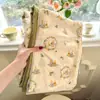 Juego de cuatro piezas de gasa de doble capa Clase A Algodón puro Todo algodón Nuevo pastoral Sábana individual Funda de edredón Funda de edredón Juego de tres piezas para dormitorio 4