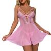 Fornecimento transfronteiriço Europeu e Americano Comércio Exterior lingerie sexy traje de dormir de alça de rede feminina sexy pijama terno fábrica atacado