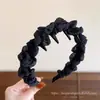 Diadema de estilo de cabello para la frente de caña alta 2026, versátil con dientes para un agarre antideslizante, diadema para lavarse la cara, colección de accesorios para el cabello para mujeres