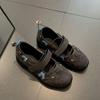 Zapatos Mary Jane Deportivos Retro de Suela Gruesa de Boca Baja para Mujer 2025 Nuevo Otoño Casual Versátiles que Aumentan la Altura Zapatos de Entrenamiento Moral