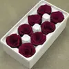 Flor Mágica Flor Eterna Grado AB 4-5 Rosa Caja Entera diy Bolsa de Material Floral Cubierta de Vidrio Día de San Valentín Unicornio