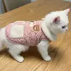 Chaqueta de Algodón con Forro Polar para Perros Pequeños, con Accesorio para Correa y Broches de Presión, Abrigo Cortavientos para Pasear Perros, del Fabricante, en Stock, al por Mayor