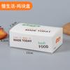 Caja de Nuggets de Pollo Desechable, Snacks, Comida Rápida, Para Llevar, Caja de Pollo Frito a Prueba de Aceite, Embalaje de Comida Frita, Cartón al Por Mayor