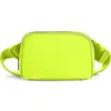 Bolsa de Cintura Lulu Estilo Igual Bolsa de Armazenamento Impermeável de Nylon Bolsa Transversal Esportiva de Lazer ao Ar Livre para Homens e Mulheres Bolsa de Peito de Grande Capacidade
